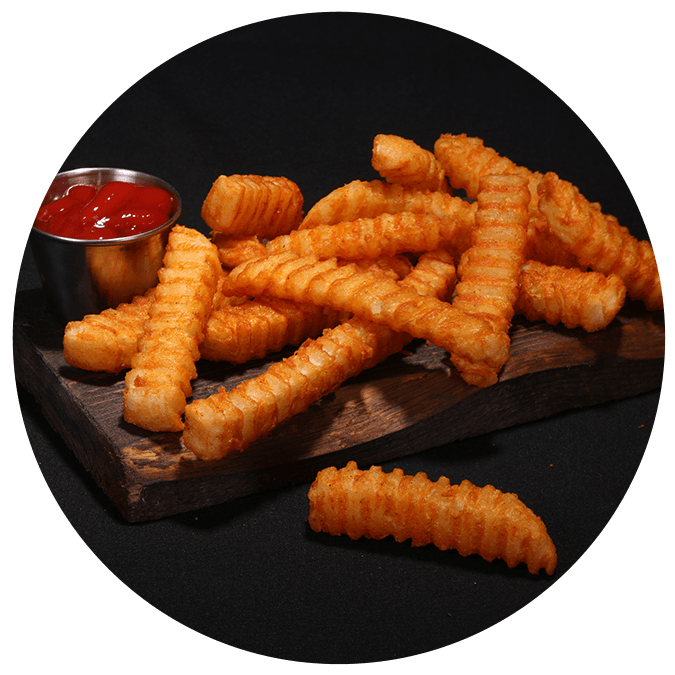 McCain crinkle fries